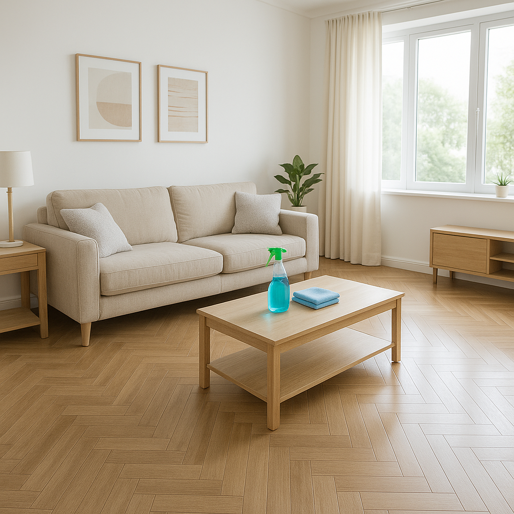 Office desks cleaned