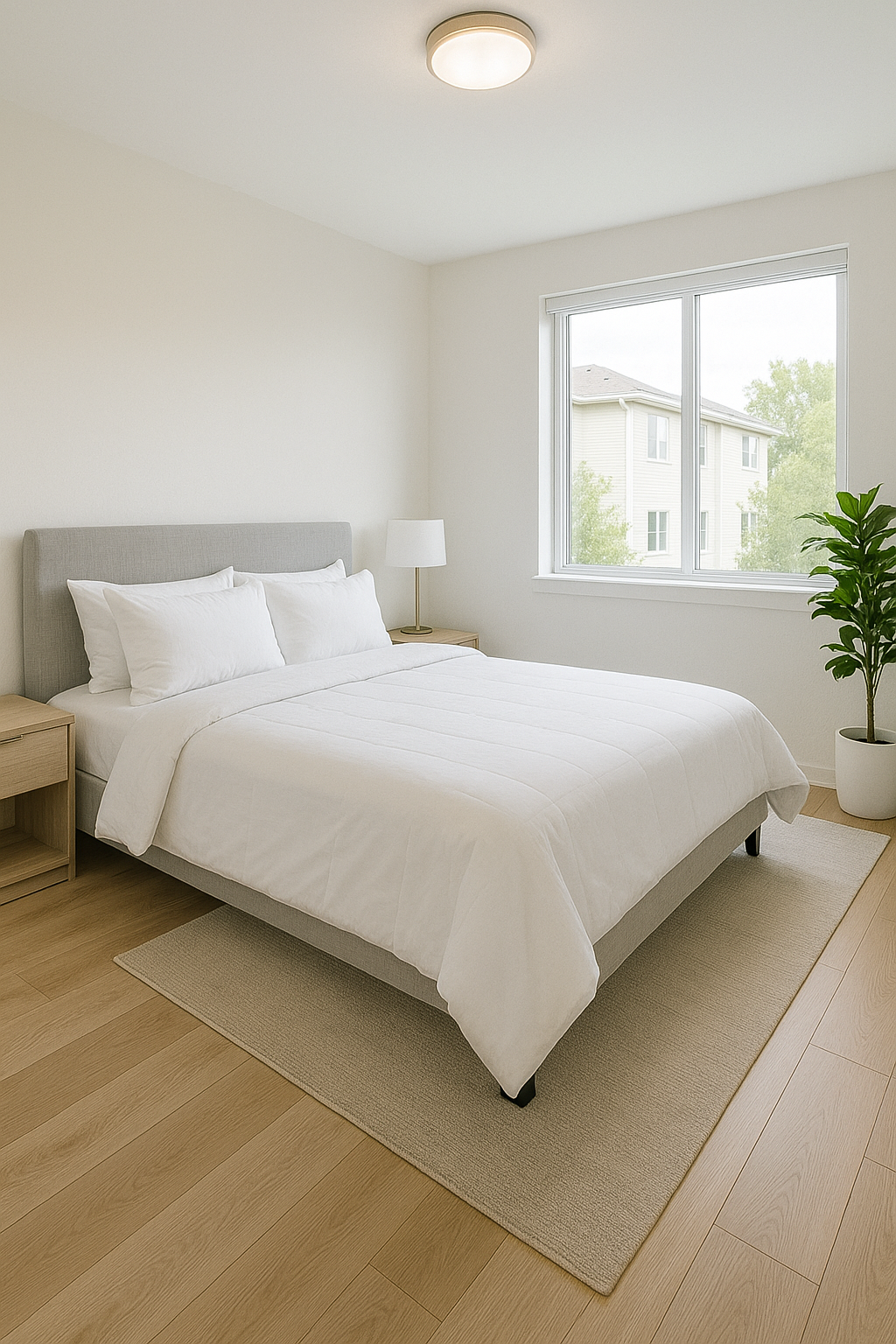 Entrance hall cleaned